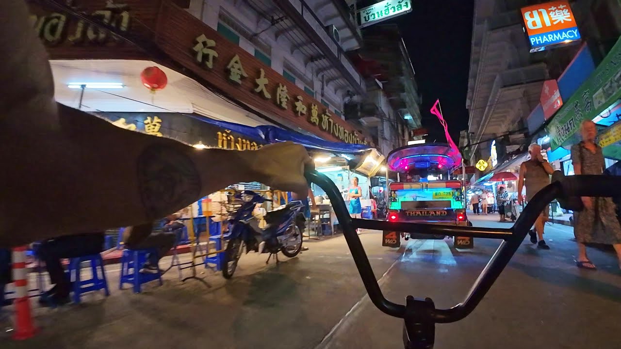 BMX POV Bangkok city streets! BMX Flat session in Bangkok and a new Fisheye! ASMR sounds of the city