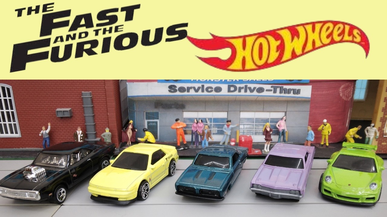 Fast and the Furious Car  Collection BEST Hot Wheels 5 pack