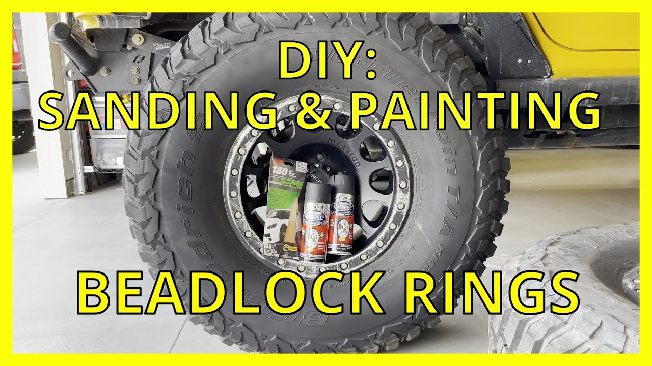 DIY: AT HOME SANDING & PAINTING BEADLOCK RINGS