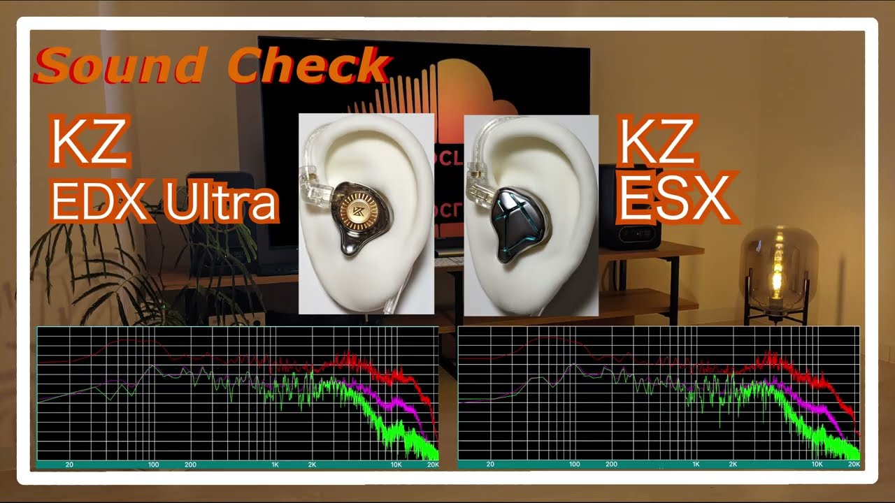KZ EDX Ultra vs KZ ESX [ IEMs Chinese In-Ear headphones Sound Comparison 中華イヤホン音比較]