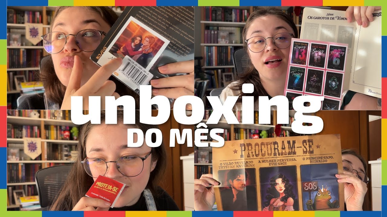 UNBOXING DO MÊS (TENTANDO COLOCAR TUDO EM DIA!)