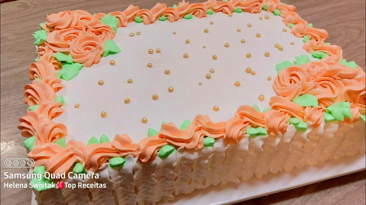 BOLO DE 60 FATIAS -Bolo de abacaxi com coco🍍🥥 Recheio Massa Montagem Decoração- Bolo para 60 Pessoas