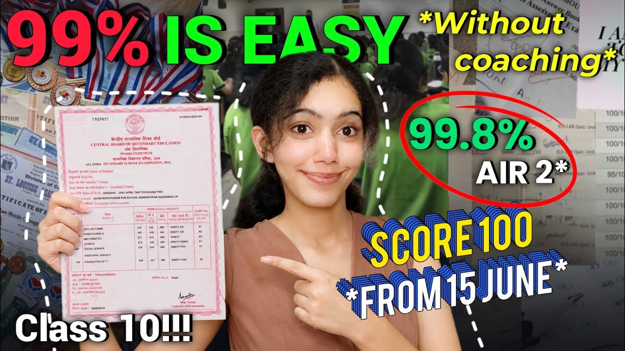☠️I used this hack to score 98.4% in class 10 #cbse #boards #class10