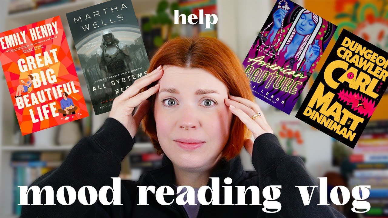 mood reading vlog 📚🥴 what a mixed bag! (horror, sci fi, romance? new horror movies)