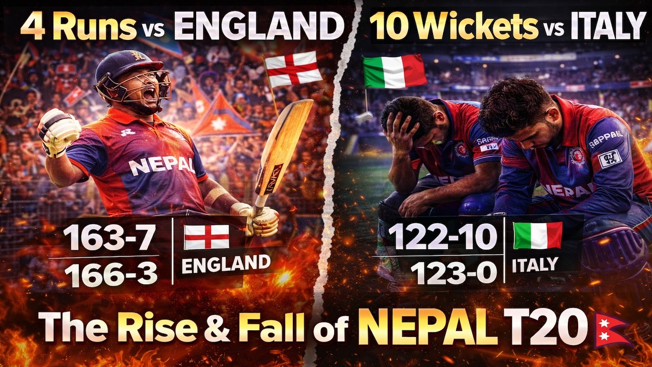 4 Runs vs England, 10 Wickets vs Italy — The Rise & Fall of Nepal T20 🇳🇵 UncleVerse