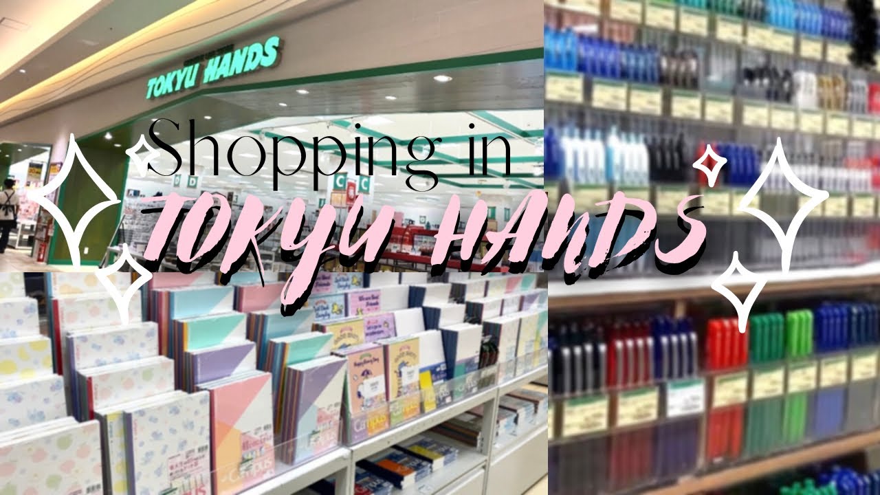 STATIONARY SHOPPING IN JAPAN| A look inside Tokyu Hands & shop with me!