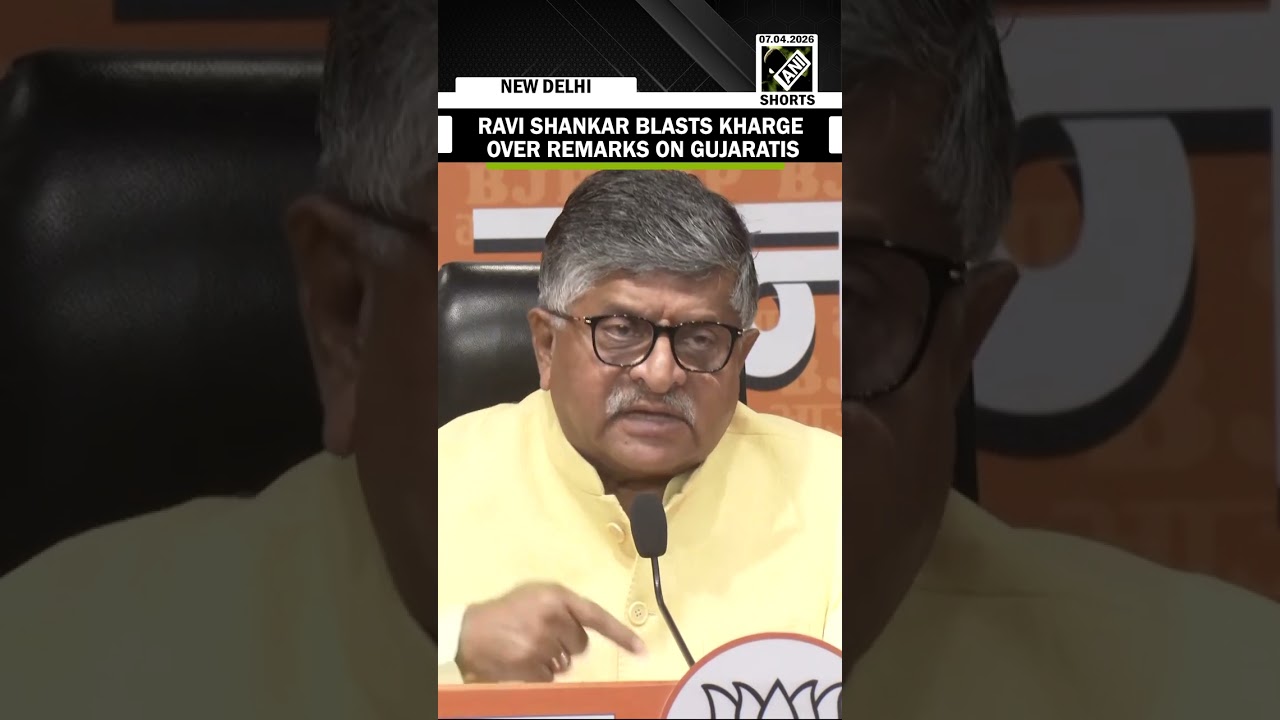 BJP&rsquo;s Ravi Shankar Prasad blasts on Congress&rsquo; Mallikarjun Kharge over remarks on Gujaratis