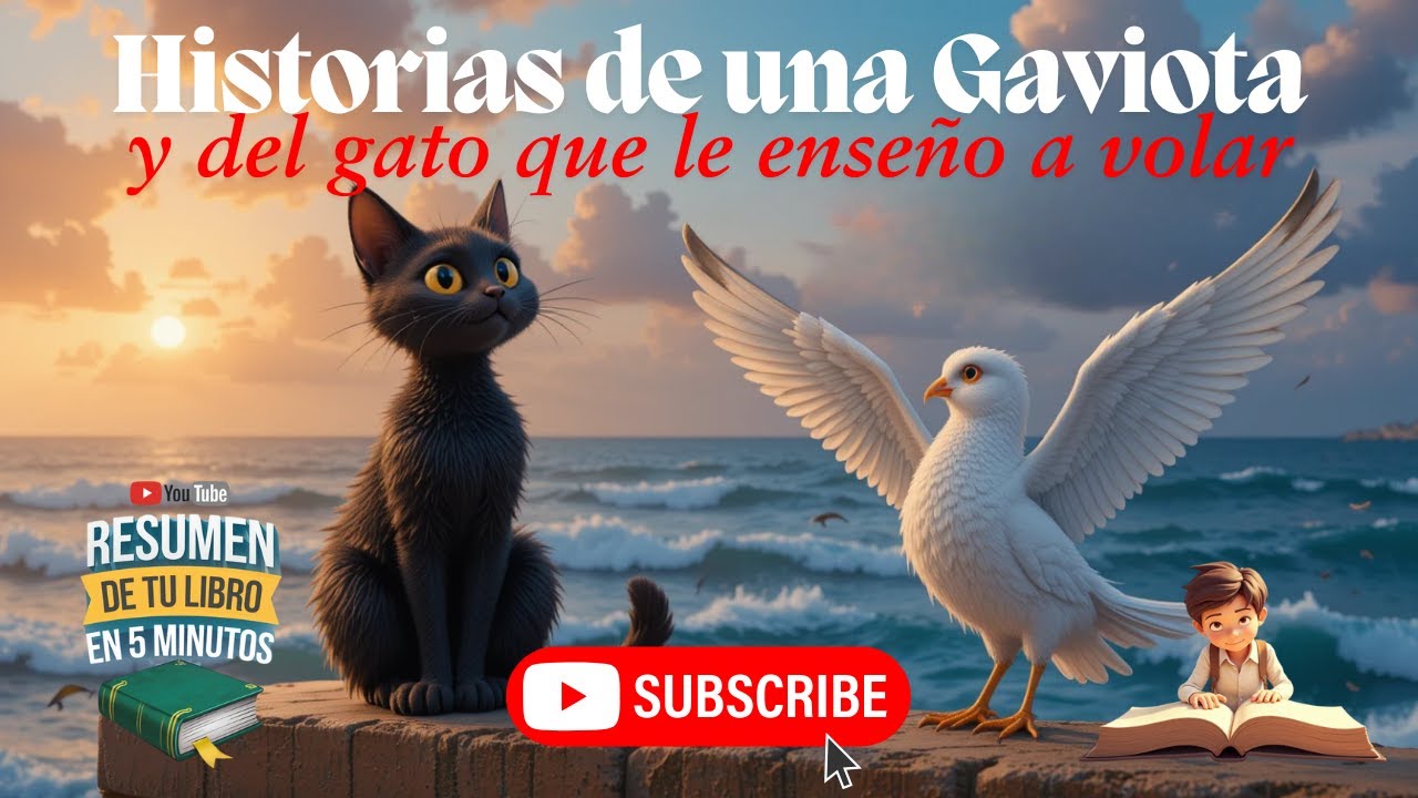 Resumen del libro Historias de una Gaviota y un Gato que le enseño a Volar - Autor: Luis Sepulveda