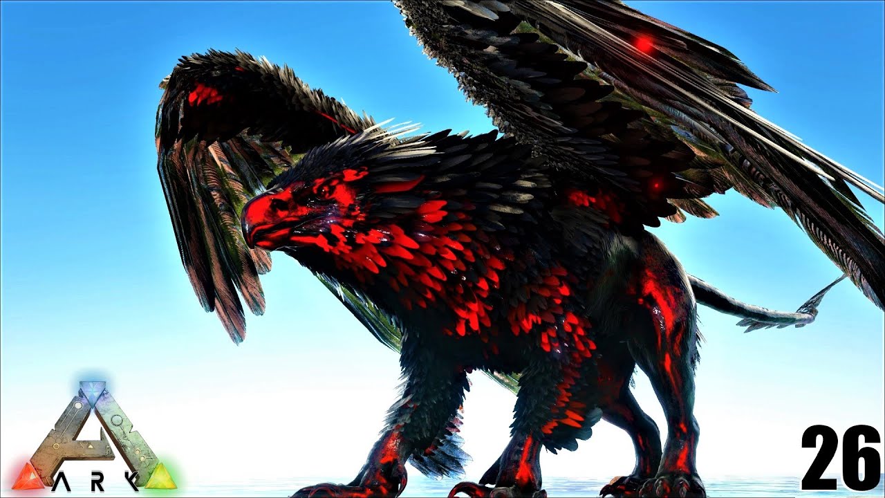 ARK: Survival Evolved - UBER POWERFUL CHAOS GRIFFIN !!! ARK BIONIC PRIMAL FEAR E26