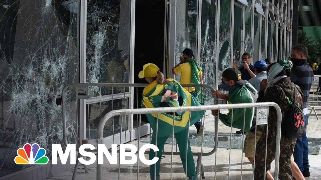 ‘American export’: Right-wingers storm Congress in Brazil in echo of Jan. 6
