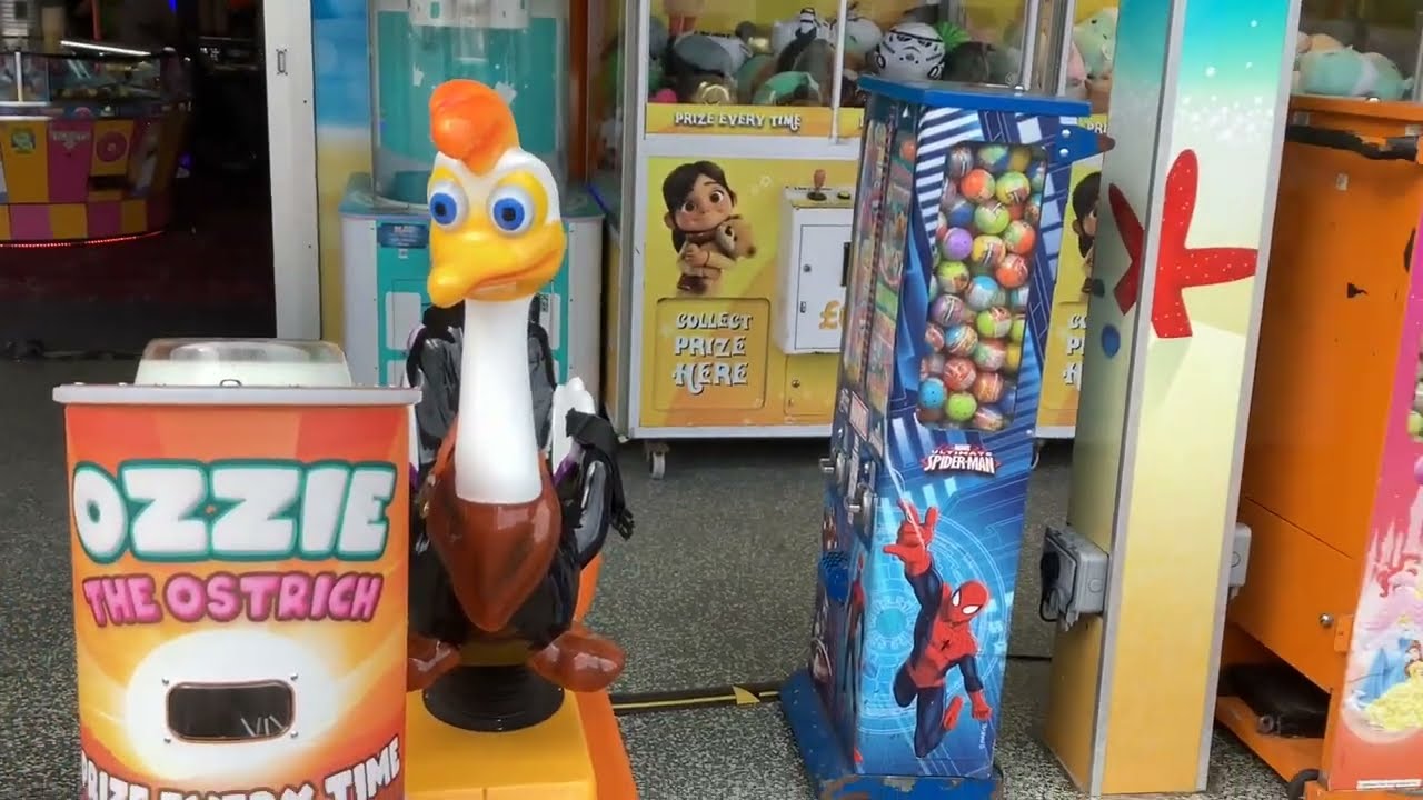 UDC Ozzie the ostrich kiddie ride