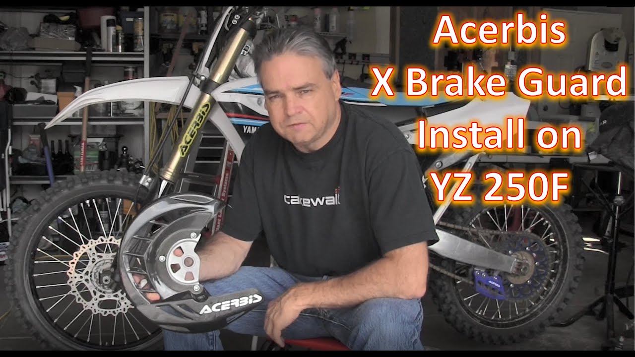 Acerbis X Disc Brake Guard Install on YZ 250F