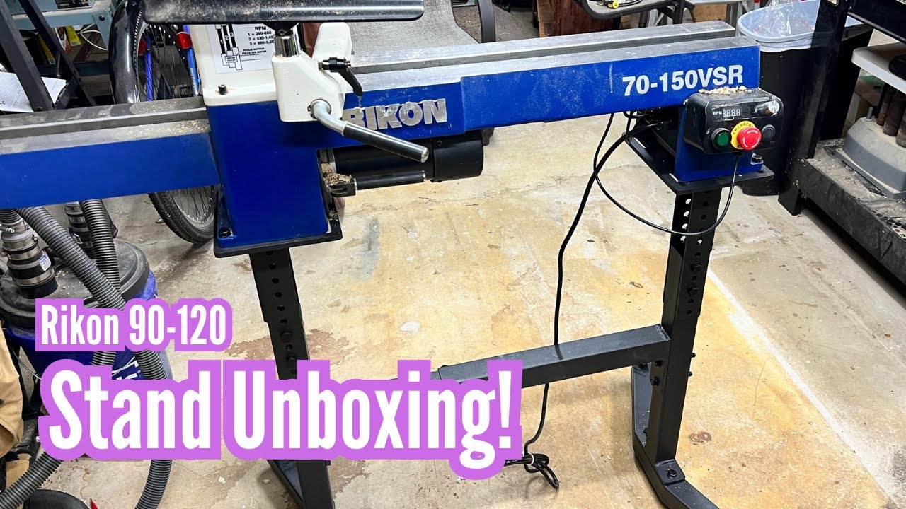 Get a first look at the Rikon 70-920 Lathe Stand - Review and Assembly