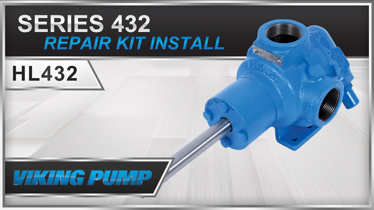 Viking Pump General Purpose Series 432 Pump Repair Kit Installation