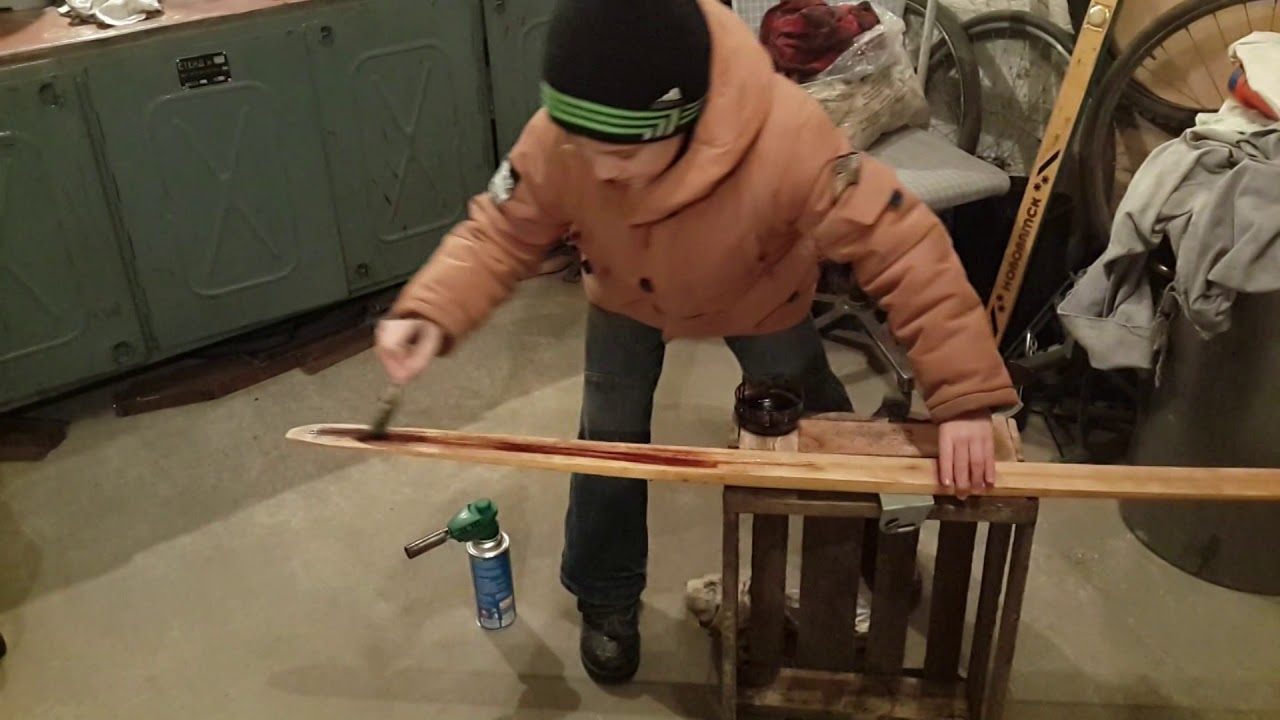 Смоление лыж
