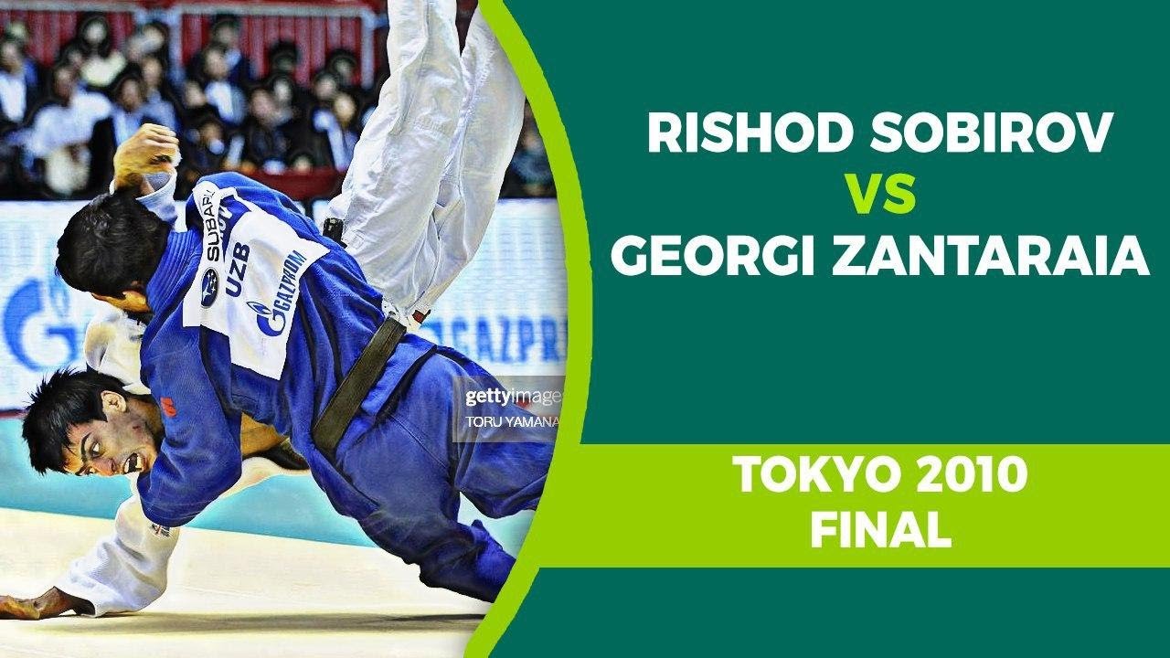 Final -60 kg Rishod Sobirov vs Georgi Zantaraia tokyo 2010