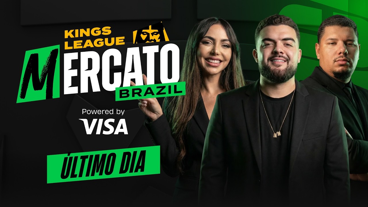 🔥 MERCATO KINGS LEAGUE BRAZIL 2026 - ULTIMO DIA - AO VIVO!