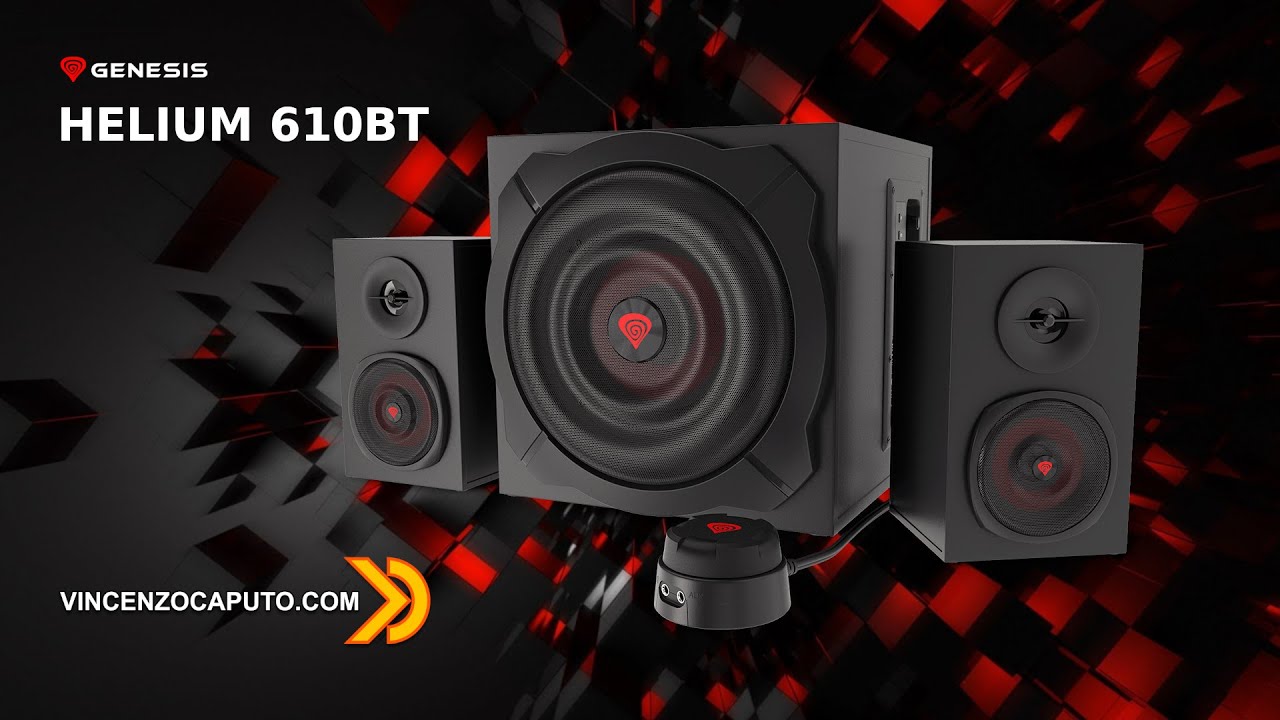 Helium 610BT il sound 2.1 per PC secondo Genesis