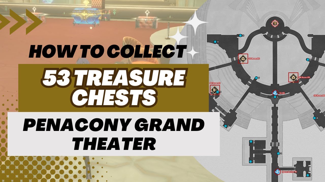 【Honkai: Star Rail】All 53 Treasure Chests in Penacony Grand Theater