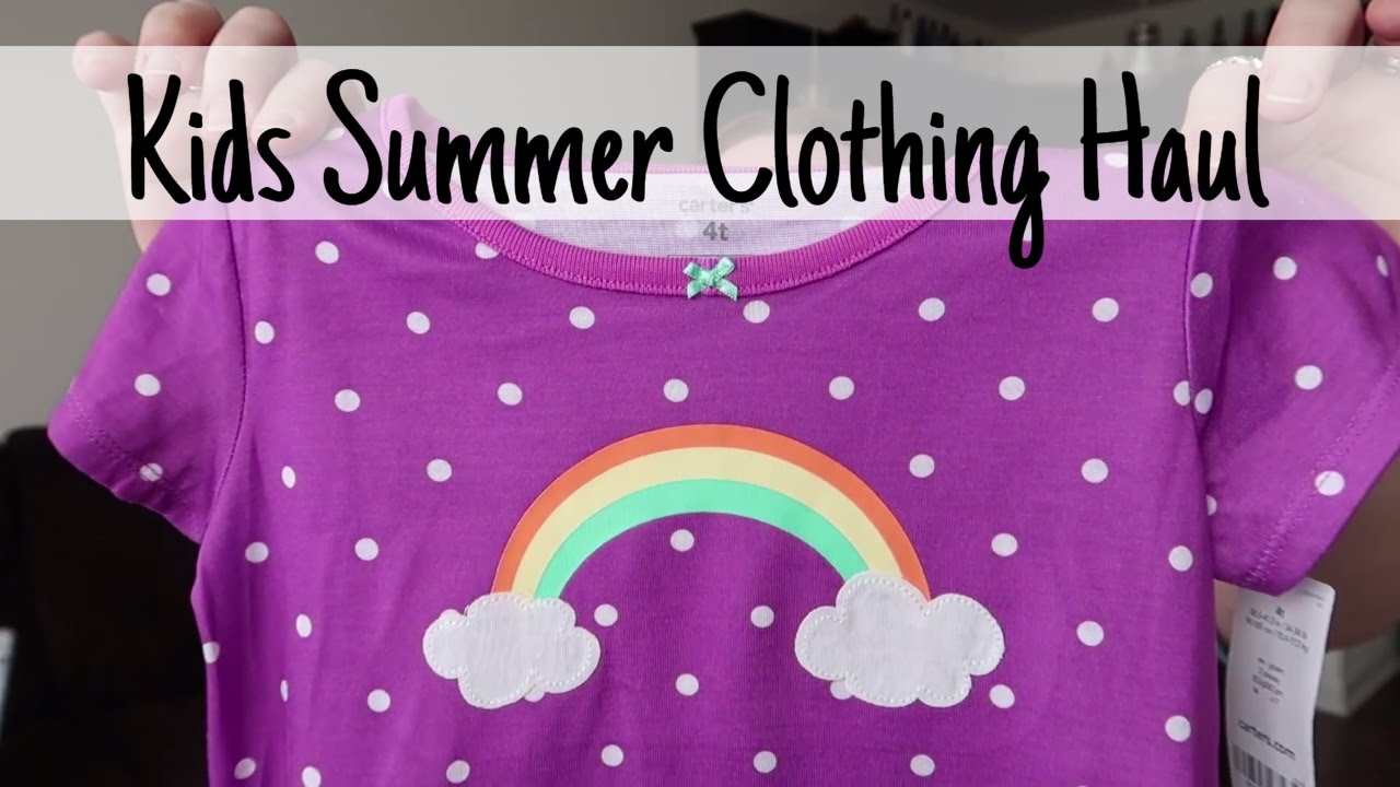 Boy & Girl Spring & Summer Clothing Haul // Target, Carter's, etc