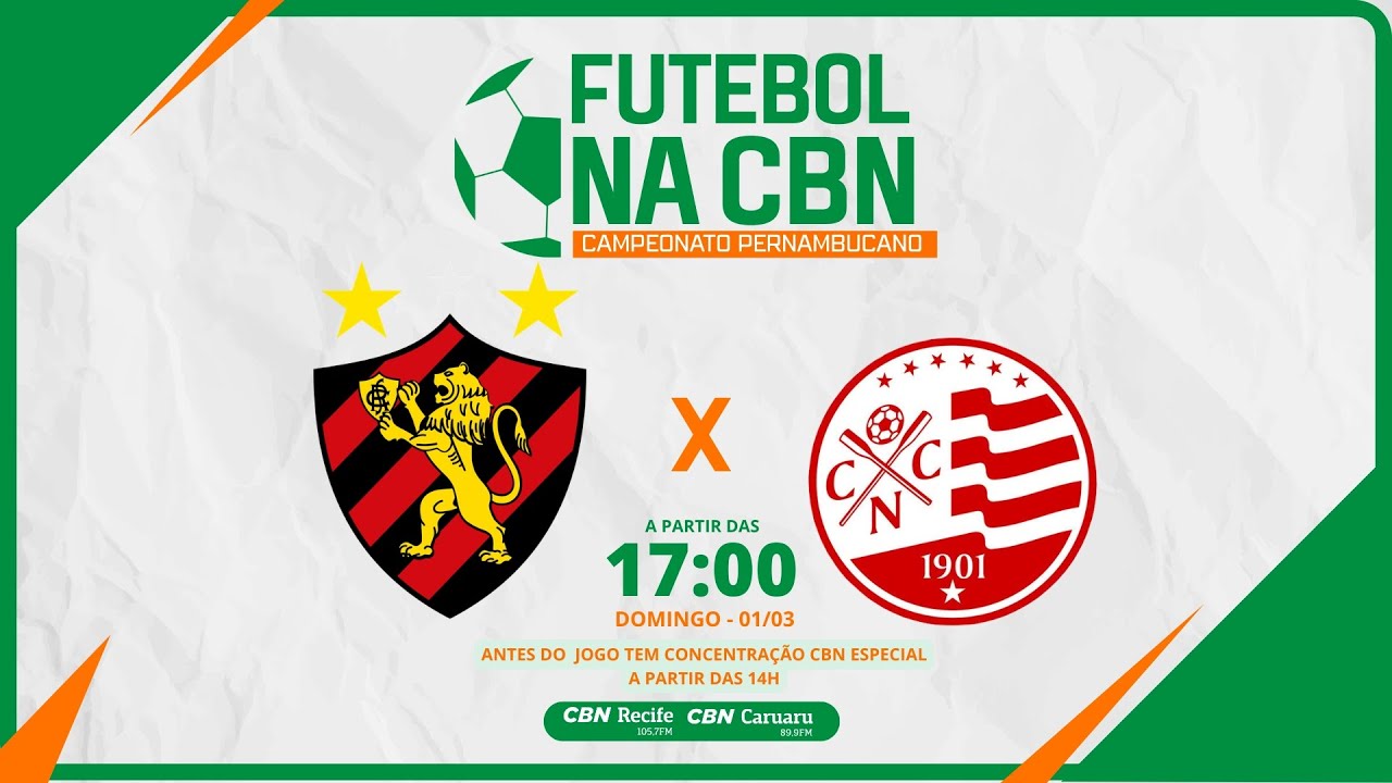SPORT X NÁUTICO AO VIVO - FINAL CAMPEONATO PERNAMBUCANO 2026 | FUTEBOL GLOBO CBN