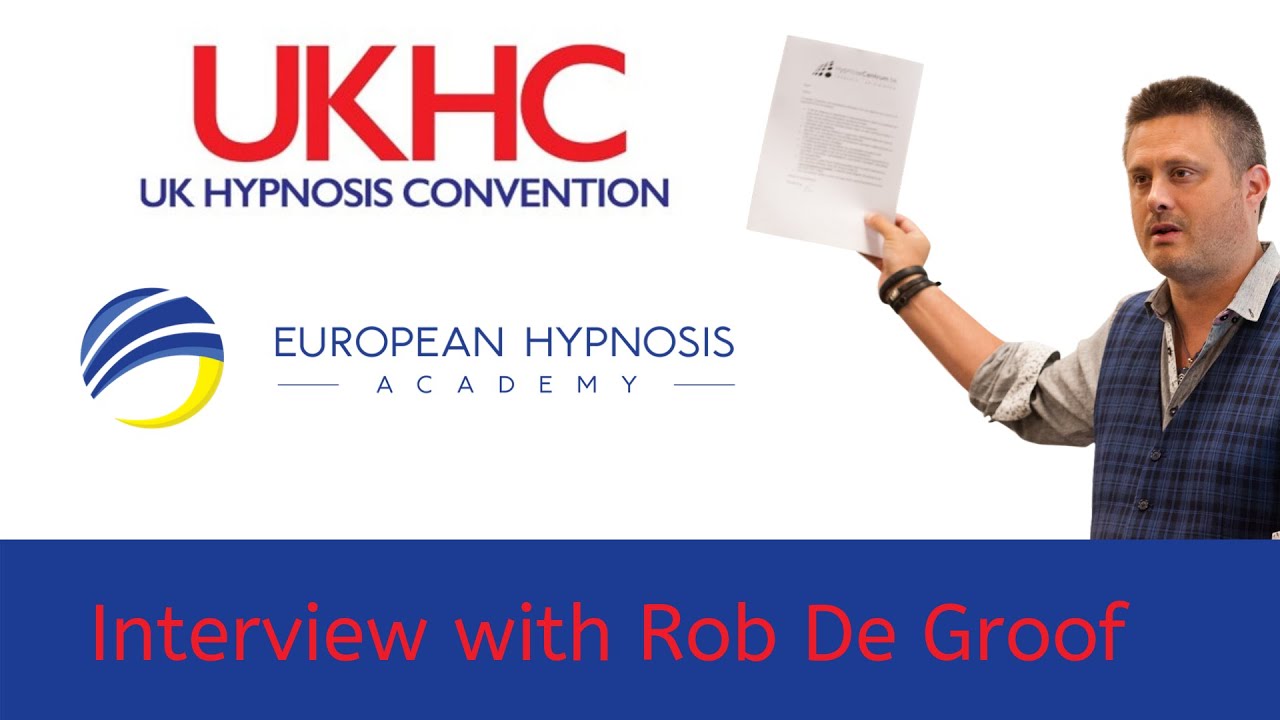 UK Hypnosis Convention 2019 speaker interview with Rob De Groof