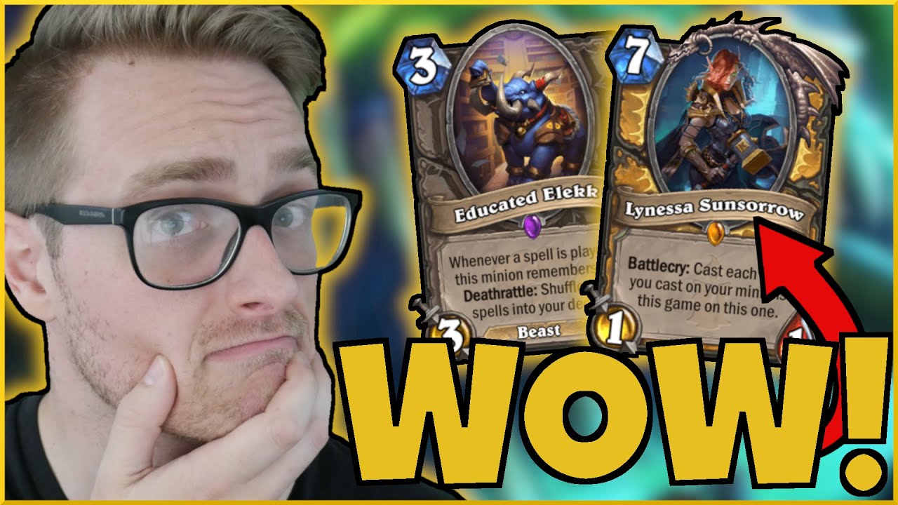 GALAXY BRAIN Deck? Educated Elekk is NUTS in QUEST Paladin | Scholomance Academy | Wild Hearthstone