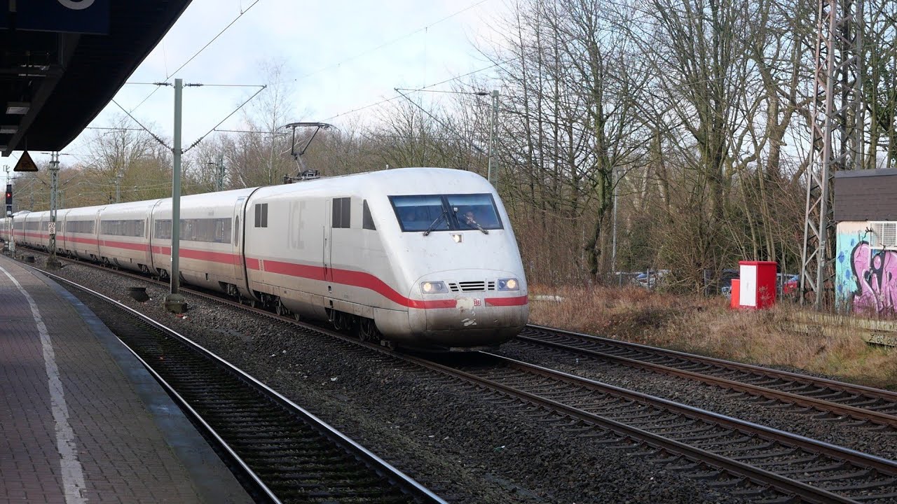 Eisenbahnverkehr in Haan Gruiten Mit Br 401 412 275 462 442 218 192 186 185 146 408 1440 402 411