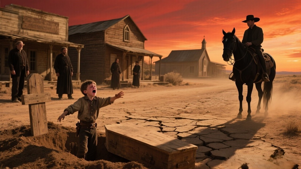“Don’t Bury Her—She’s Still Warm!” the Boy Screamed… What the Cowboy Found Changed Everything. |