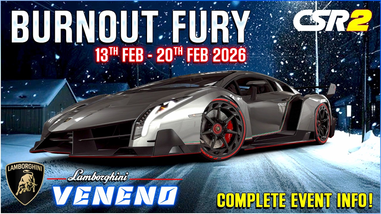 CSR2 | BURNOUT FURY | Lamborghini VENENO