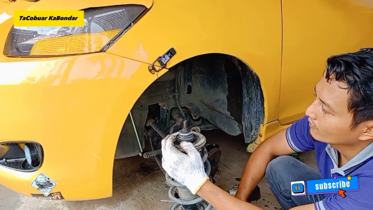 Cara Mengganti Tapak / Support Shockbreaker Vios Limo Gen 2