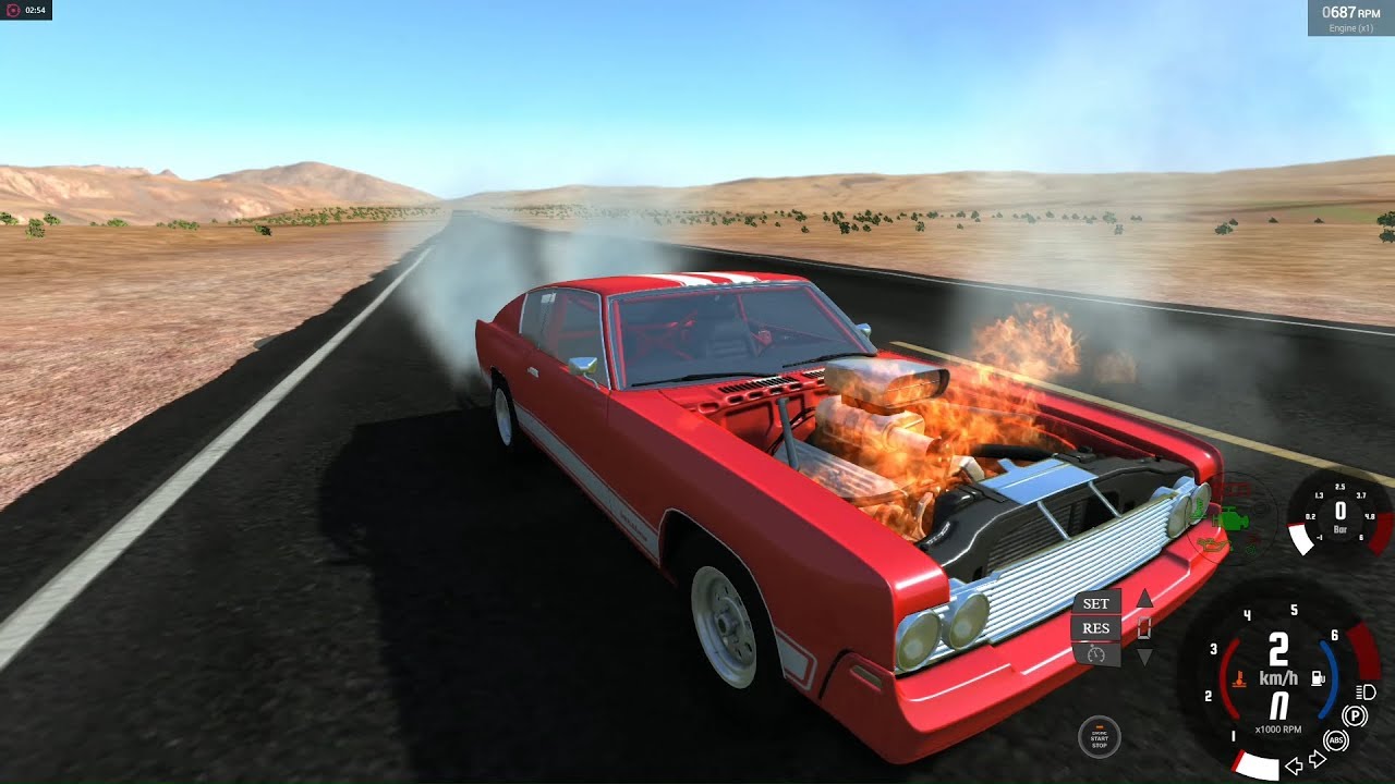 Pushing DRAG engines to the LIMIT - BeamNG.drive