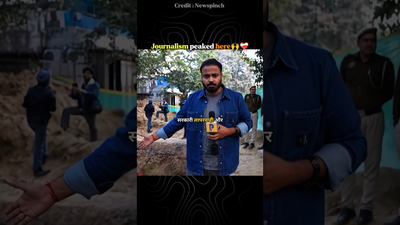 Journalism peaked here 🙌❤️&zwj;🩹 #delhi #india #abhinavpandey #newspinch #shorts #trending