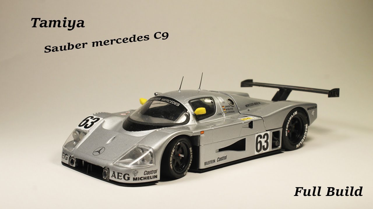 Tamiya 1989 Mercedes Sauber c9 1/24 scale full model build