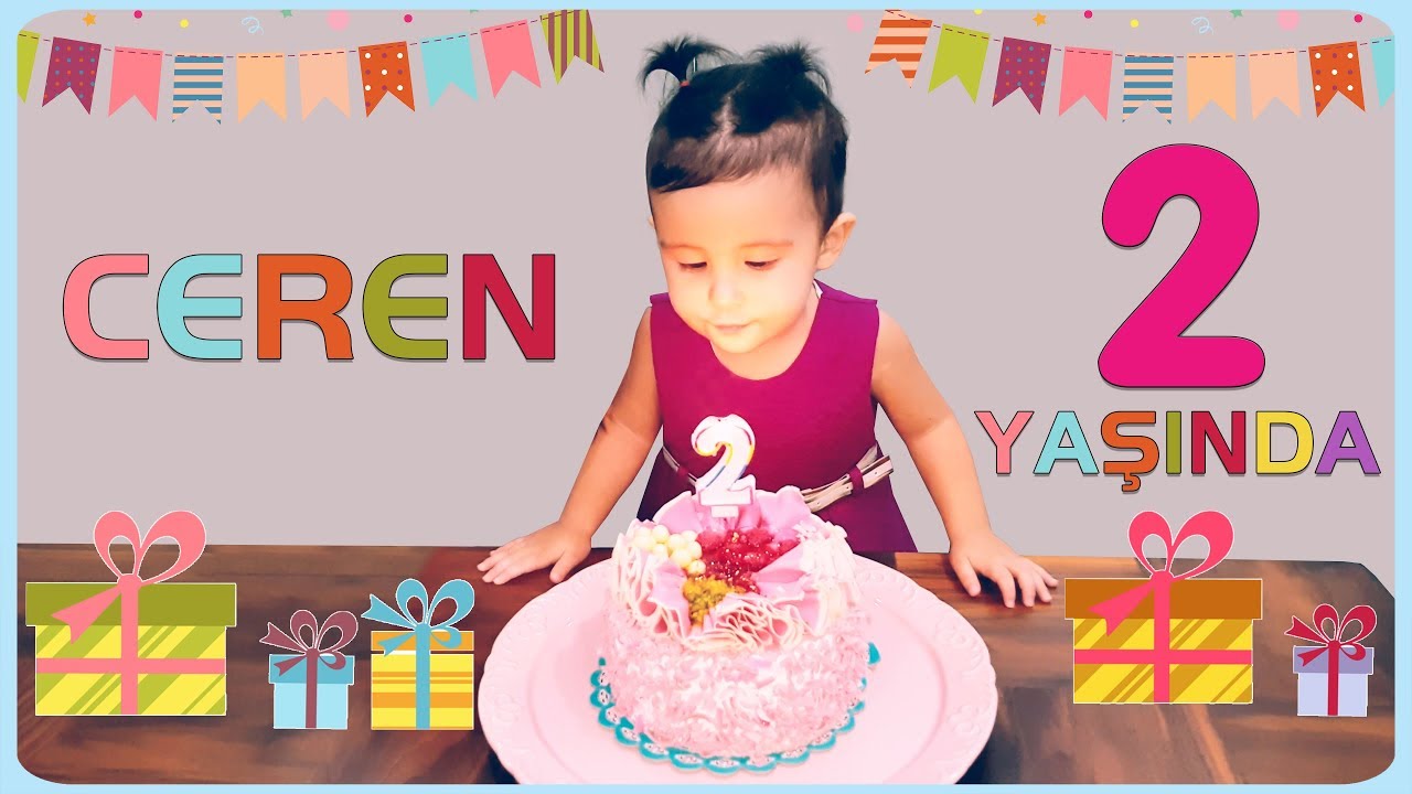 CEREN artık 2 yaşında! Doğum gününü ailece kutladık. Ceren's 2. Birthday 💖