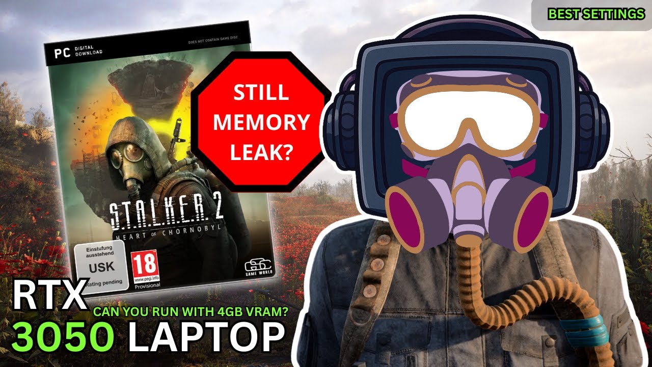 Can 4GB VRAM Run Stalker 2 Heart of Chornobyl? RTX 3050 Laptop