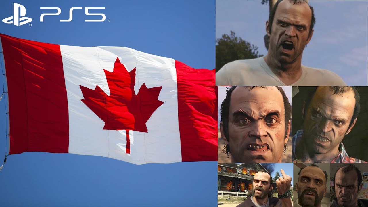 Тревор ненавидит, когда его называют канадцем (GTA 5 PS5 2021)