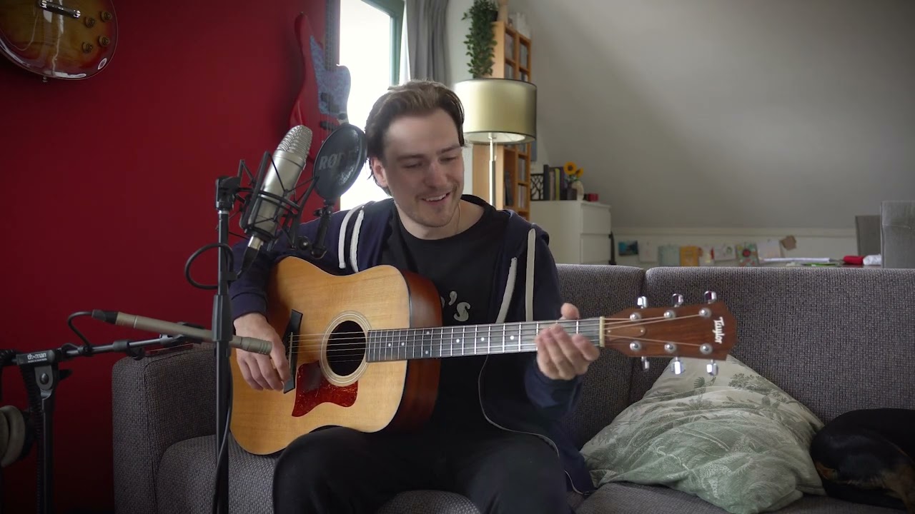 Pink Floyd - The Gunner's Dream - acoustic guitar lesson