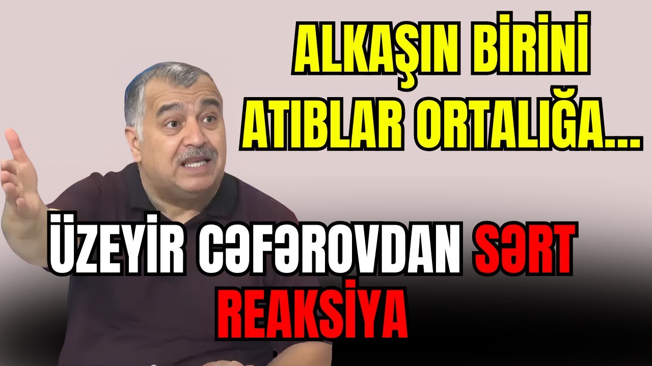 Üzeyir Cəfərovdan SƏRT REAKSİYA: 