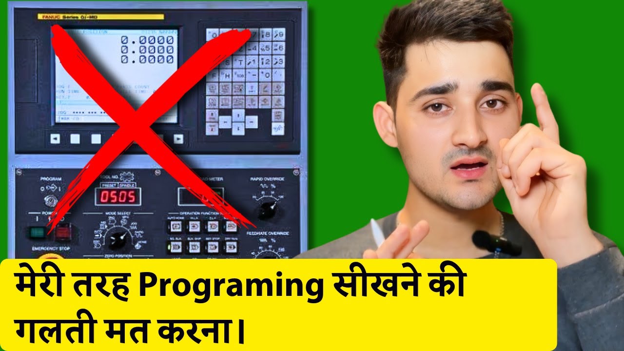 सीधा Programing कभी मत करना । CNC Turning Classes in hindi | Vikas rana kaushal hindi
