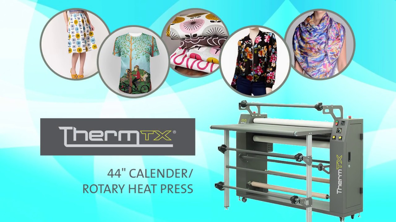 Calender Machine | Roll to Roll Heat Transfer | Sublimation Heat Press for Textiles - ThermTX 44