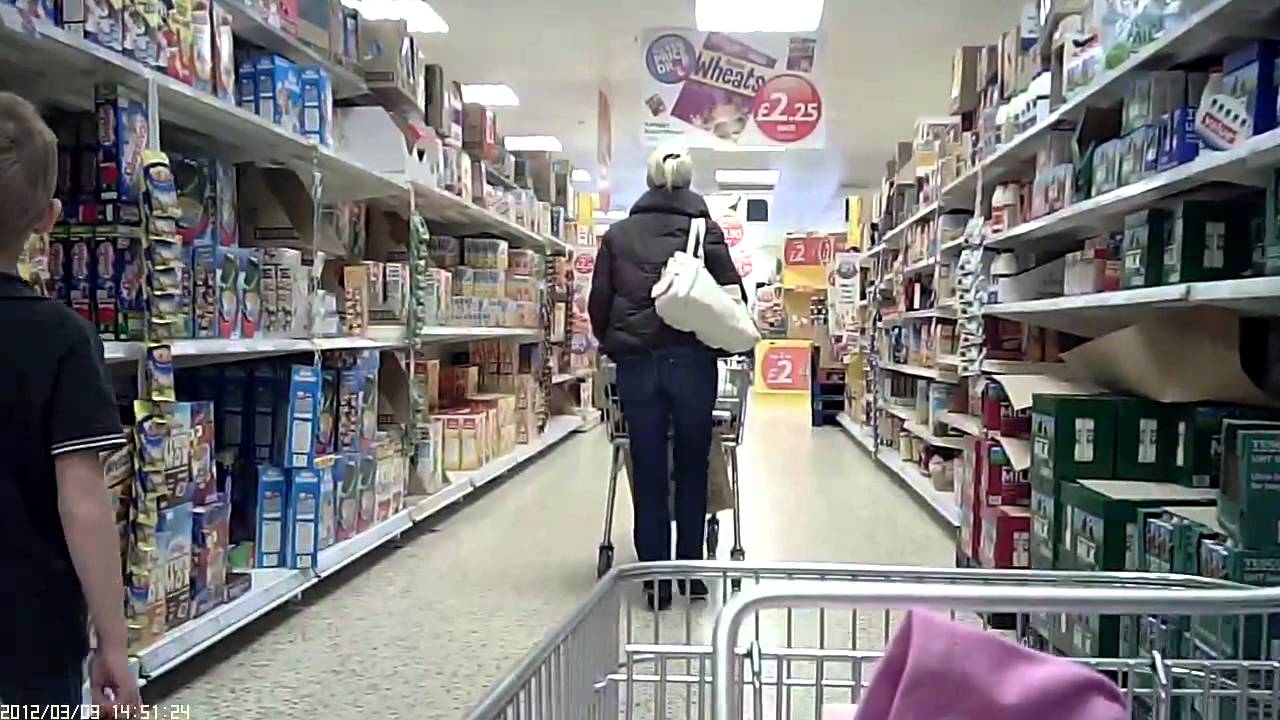 Shopping at Tesco's Chorley