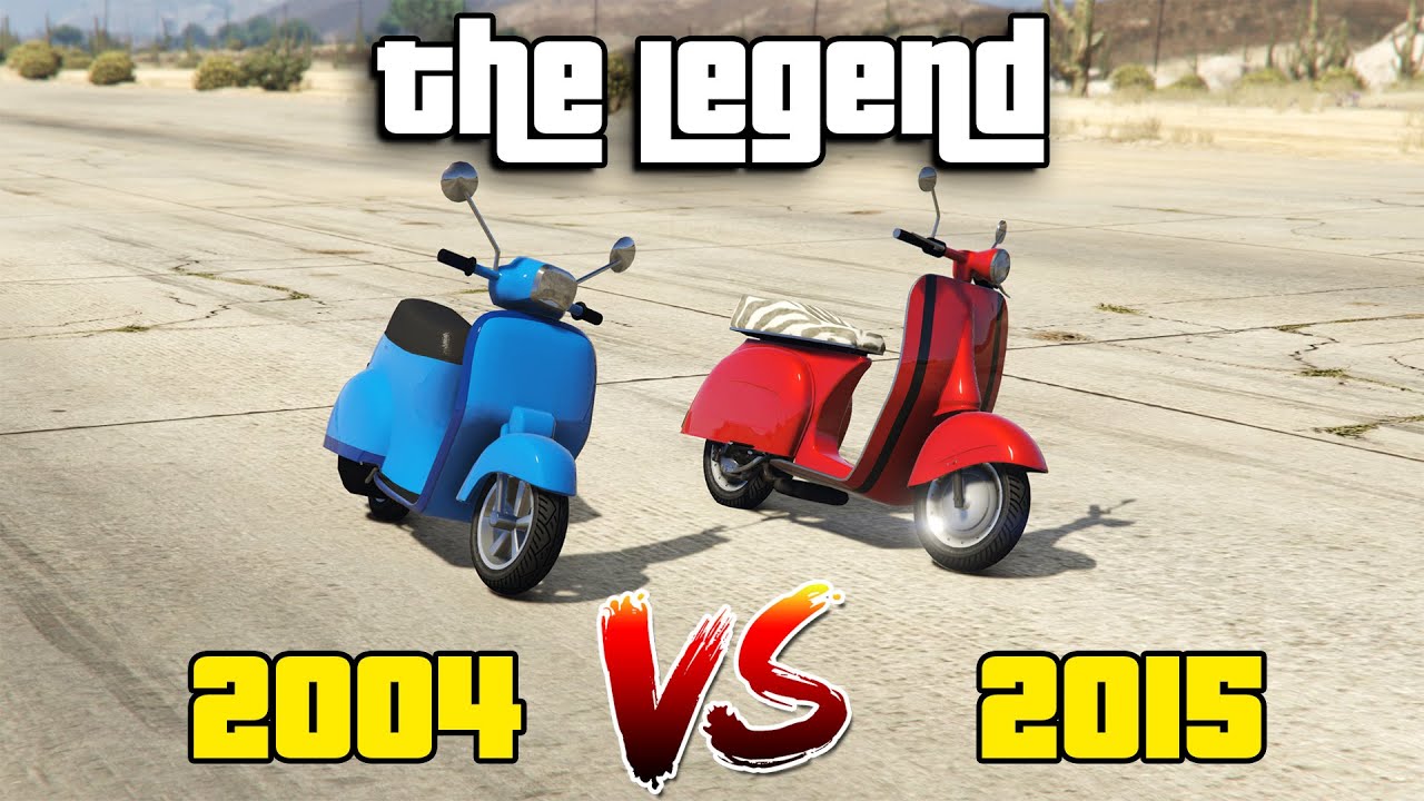 Two Legends Head On ! GTA 5 FAGGIO VS GTA SAN ANDREAS FAGGIO