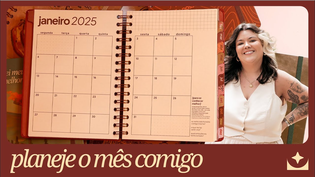pr&eacute;-venda do planner do ano + planejamento de setembro