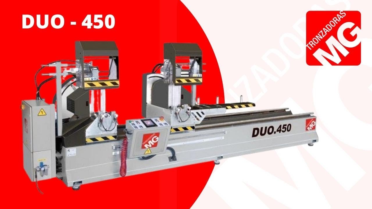 Sierra automática doble cabezal DUO - 450 TRONZADORAS MG (Asociado AMEVEC)