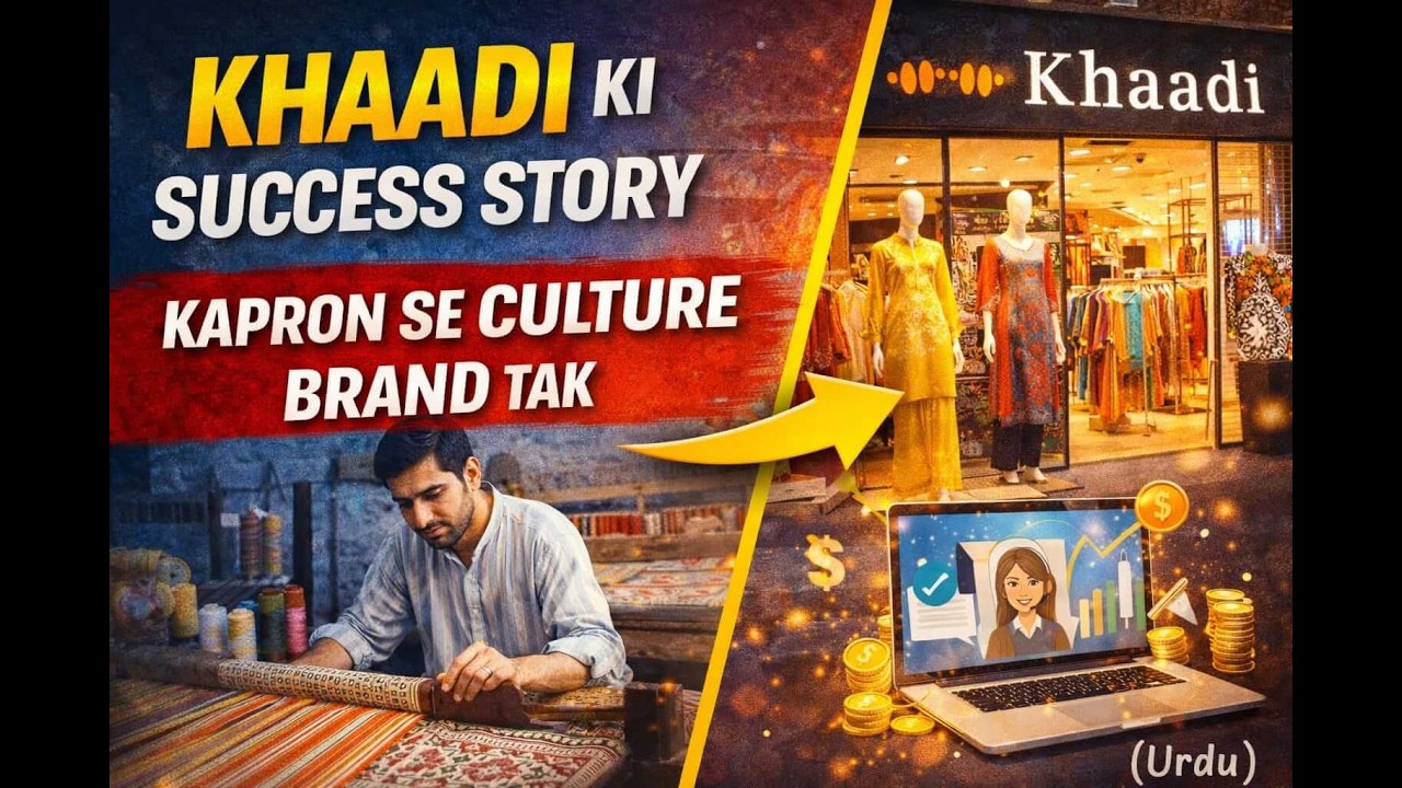 Khaadi Ki Success Story | Kapron Se Culture Brand Tak (Urdu)