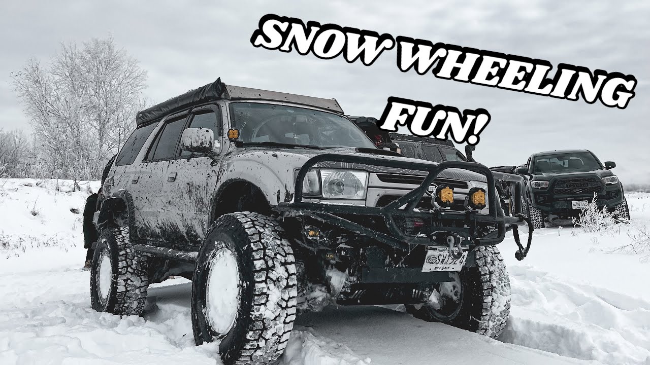Manitoba snow wheeling!
