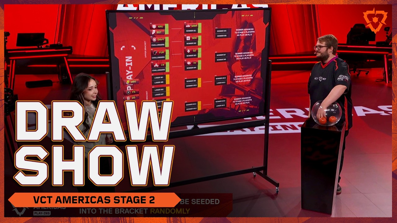 The VCT Americas 2026 Stage 2 Play-Ins Draw Show!