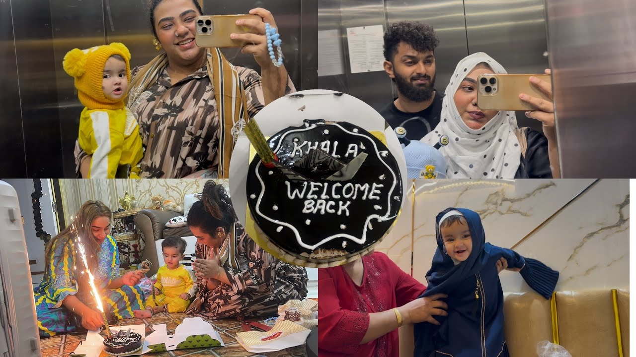 Zainab Ko dia Welcome back ka surprise🤩Ghausiya ka first Abaya🥰Zainab ne dia Pari ko 500dollars🤑💰