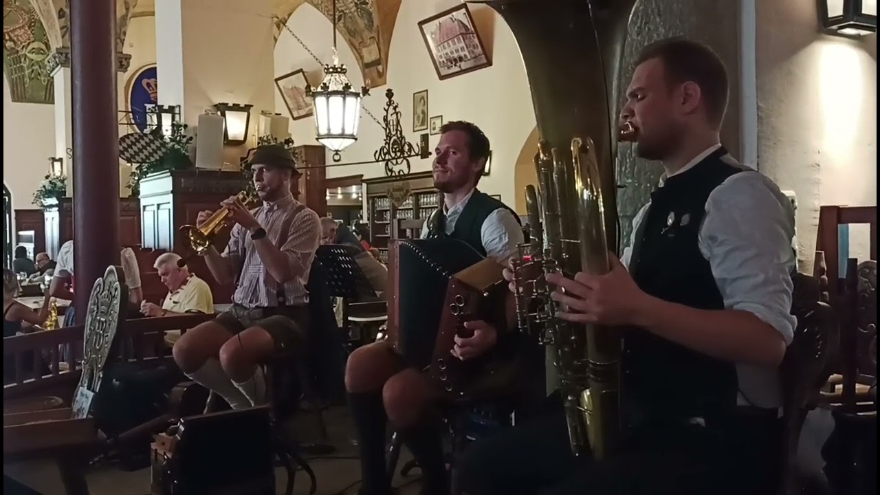 Musica folk tradizionale bavarese - Hofbräuhaus, Monaco di Baviera